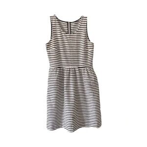 J. Crew | Sleeveless Striped Cotton Ponte Knit Dress, Size 6